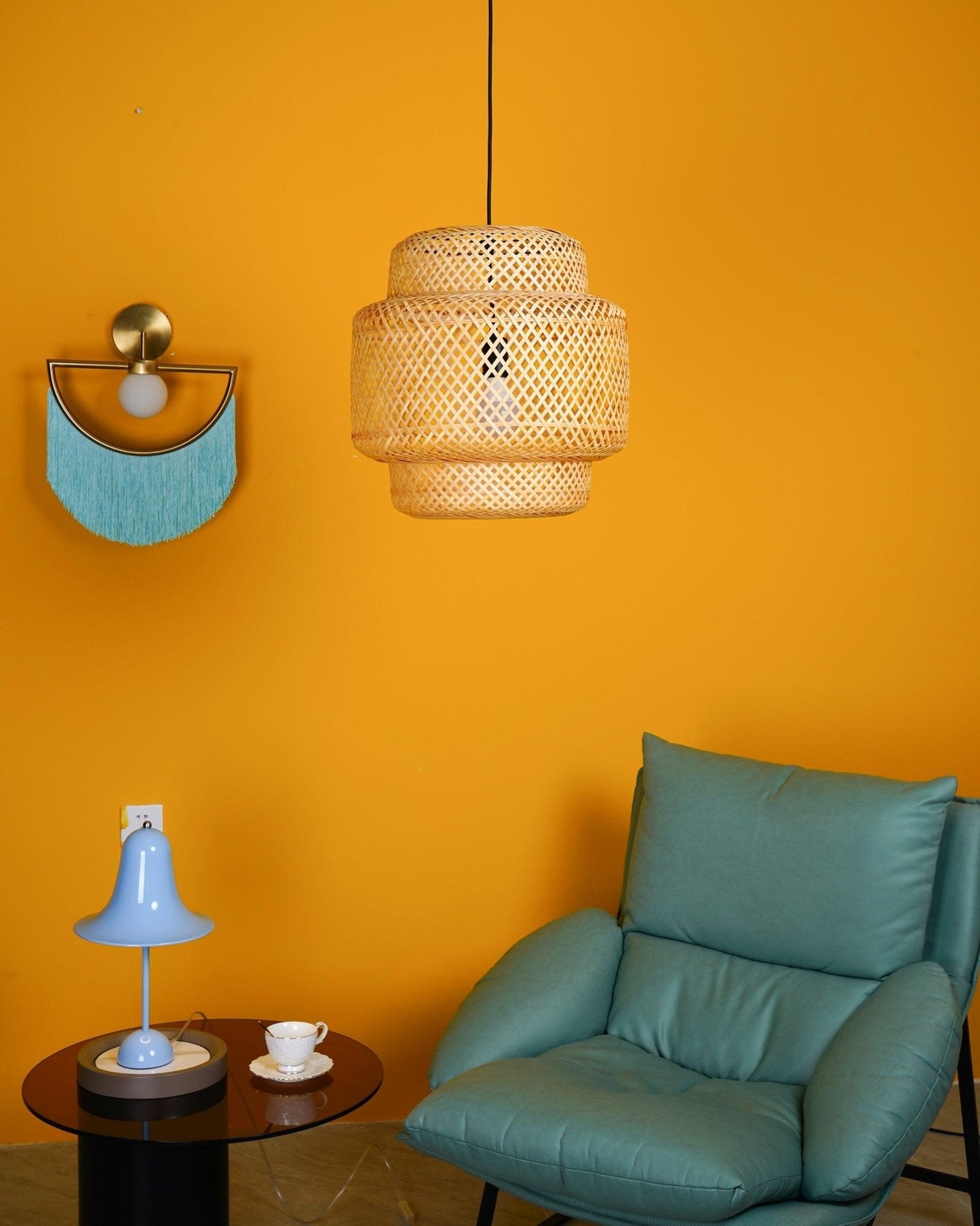 Bamboo Droplight Pendant Light