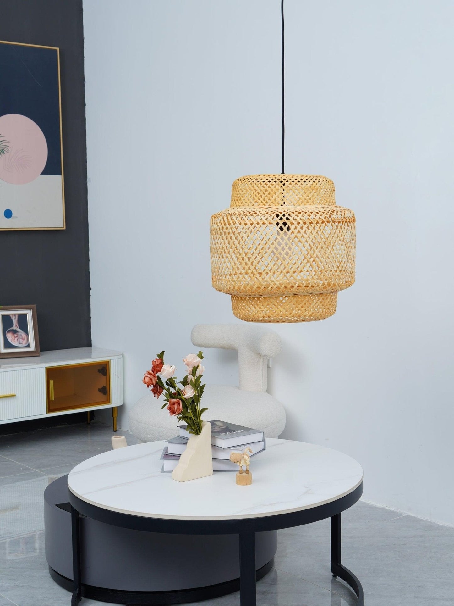 Bamboo Droplight Pendant Light