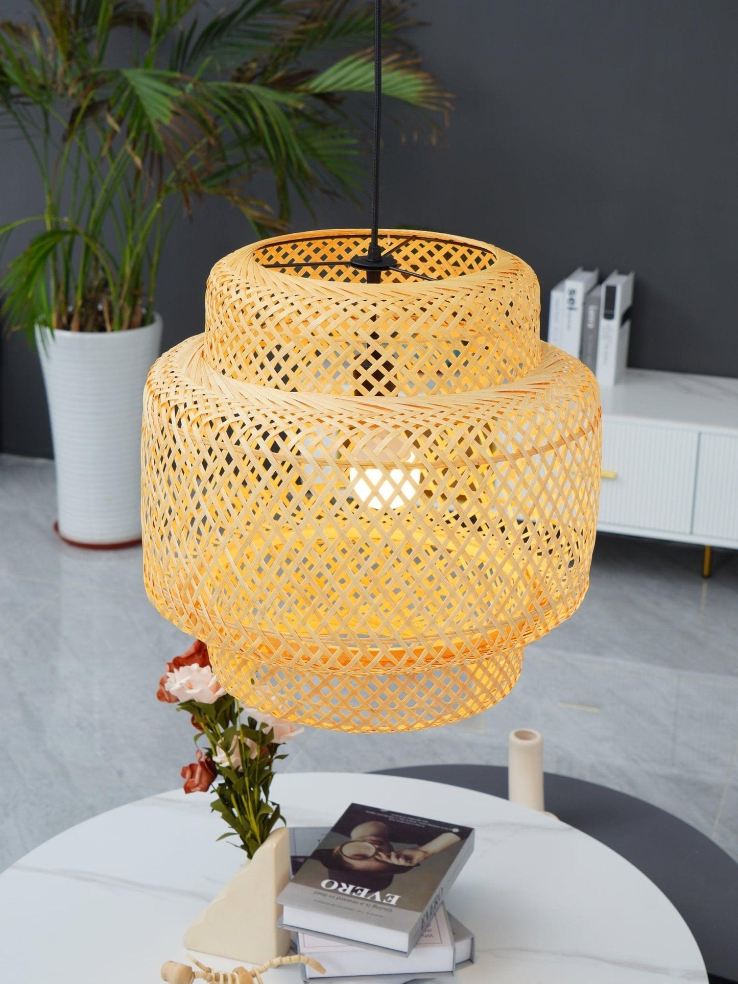 Bamboo Droplight Pendant Light