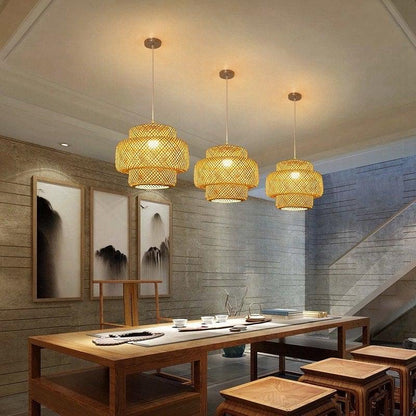 Bamboo Droplight Pendant Light