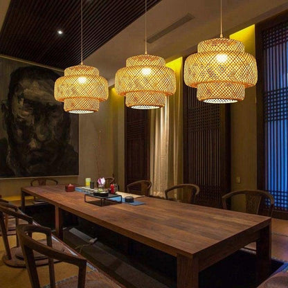 Bamboo Droplight Pendant Light