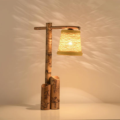 Bamboo Zen Nightstand lamp Table Lamp