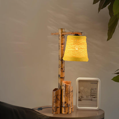 Bamboo Zen Nightstand lamp Table Lamp