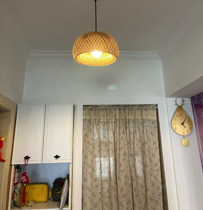 Bamboo Braided Houselight Pendant Lamp