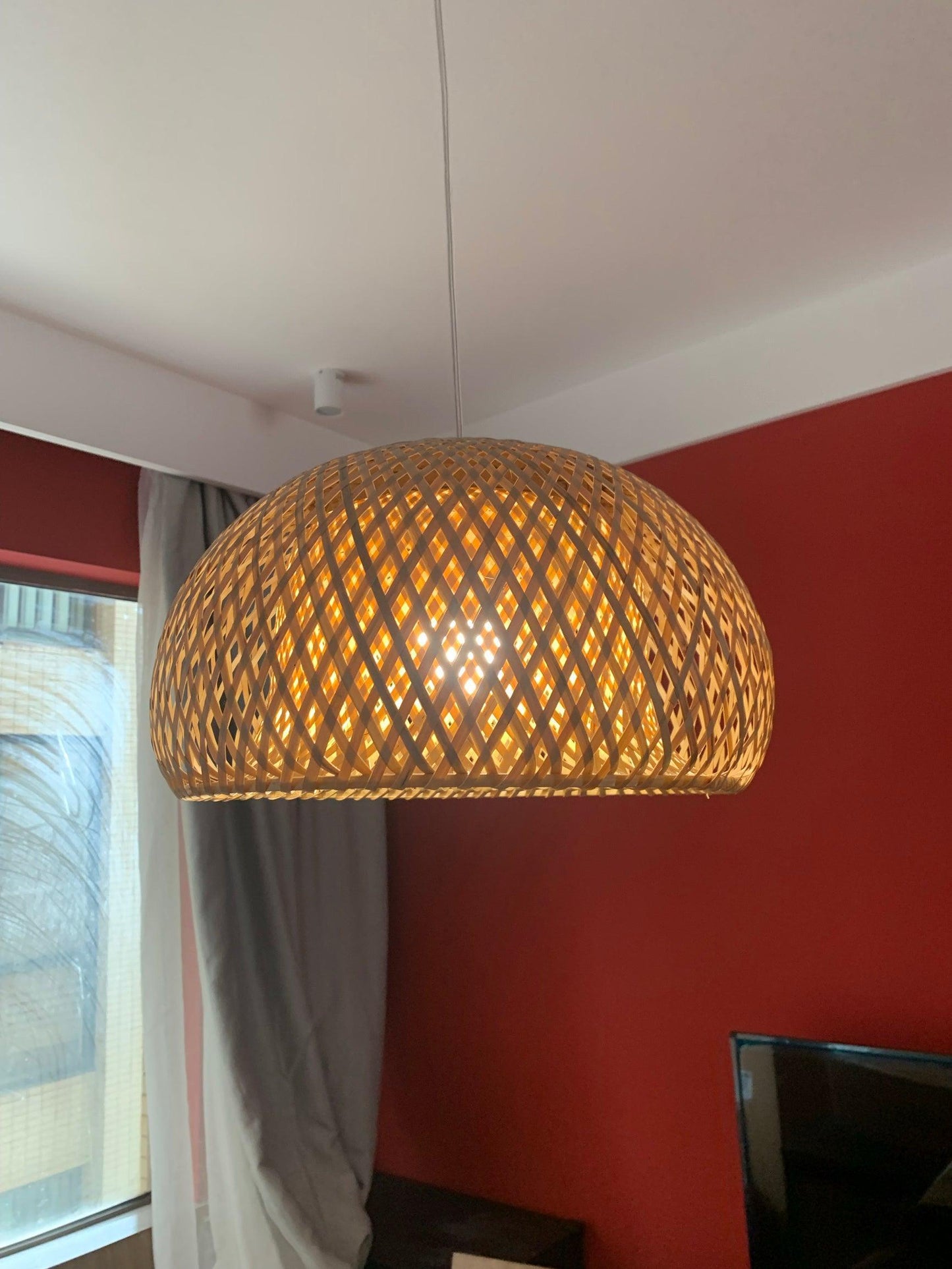 Bamboo Braided Houselight Pendant Lamp