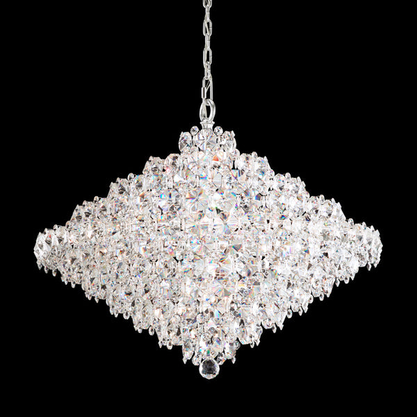 Pendant, 8 Light, Polished Stainless Steel, Clear Optic Crystal (BN1033N-401O 1JD25A)