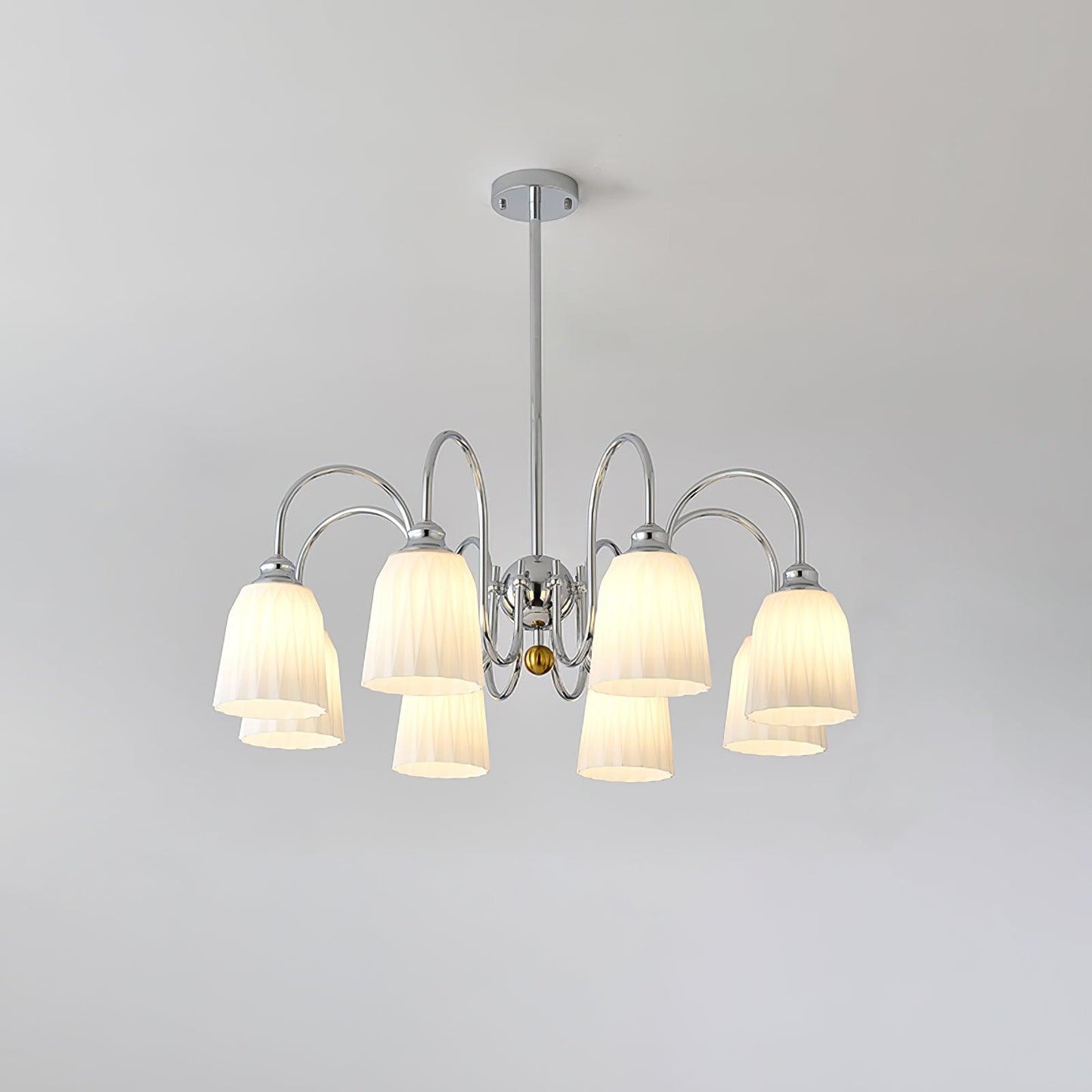 Bauhaus Pleated Ceiling fixture Chandelier