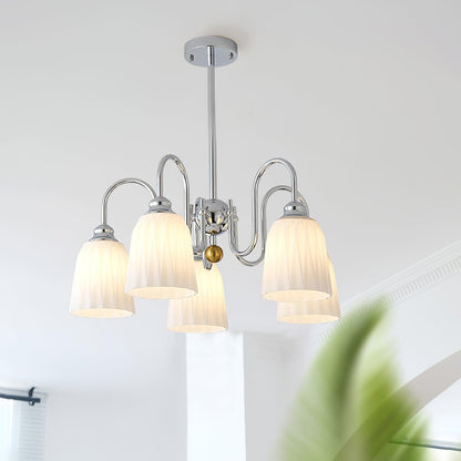 Bauhaus Pleated Ceiling fixture Chandelier