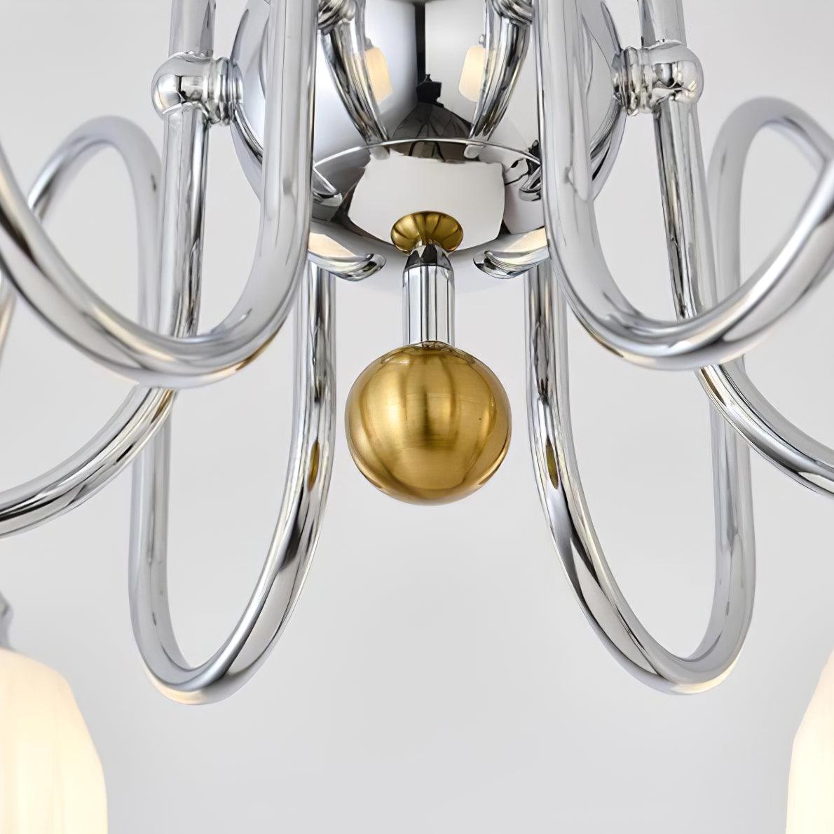 Bauhaus Pleated Ceiling fixture Chandelier