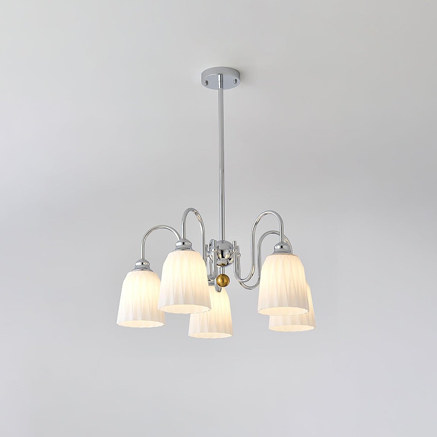 Bauhaus Pleated Ceiling fixture Chandelier