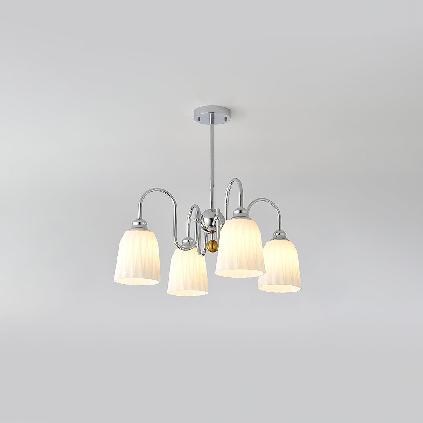 Bauhaus Pleated Ceiling fixture Chandelier