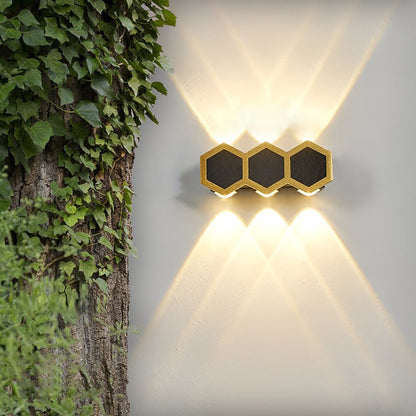 Beehive-shaped LED Up and Down Lights Waterproof Modern Wall Washer Light