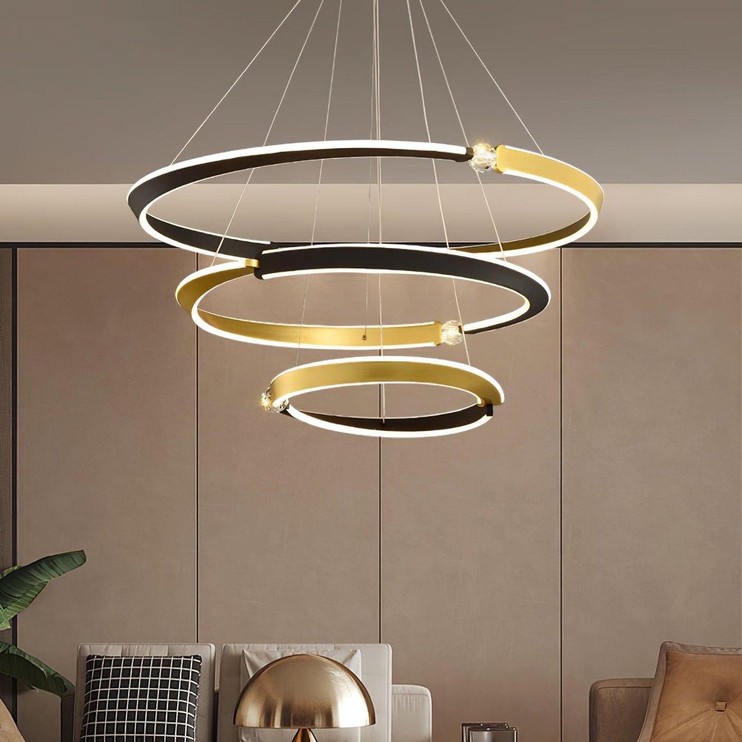 Beliani LED Drop light Pendant Light