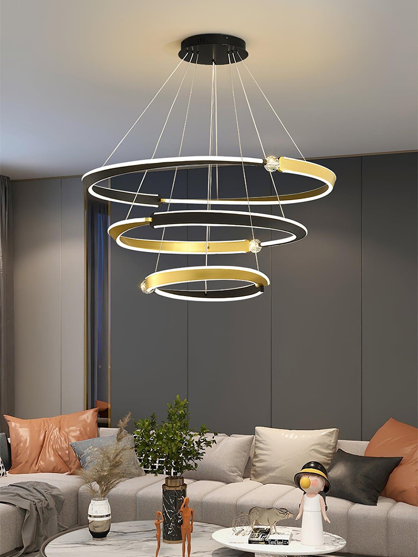 Beliani LED Drop light Pendant Light