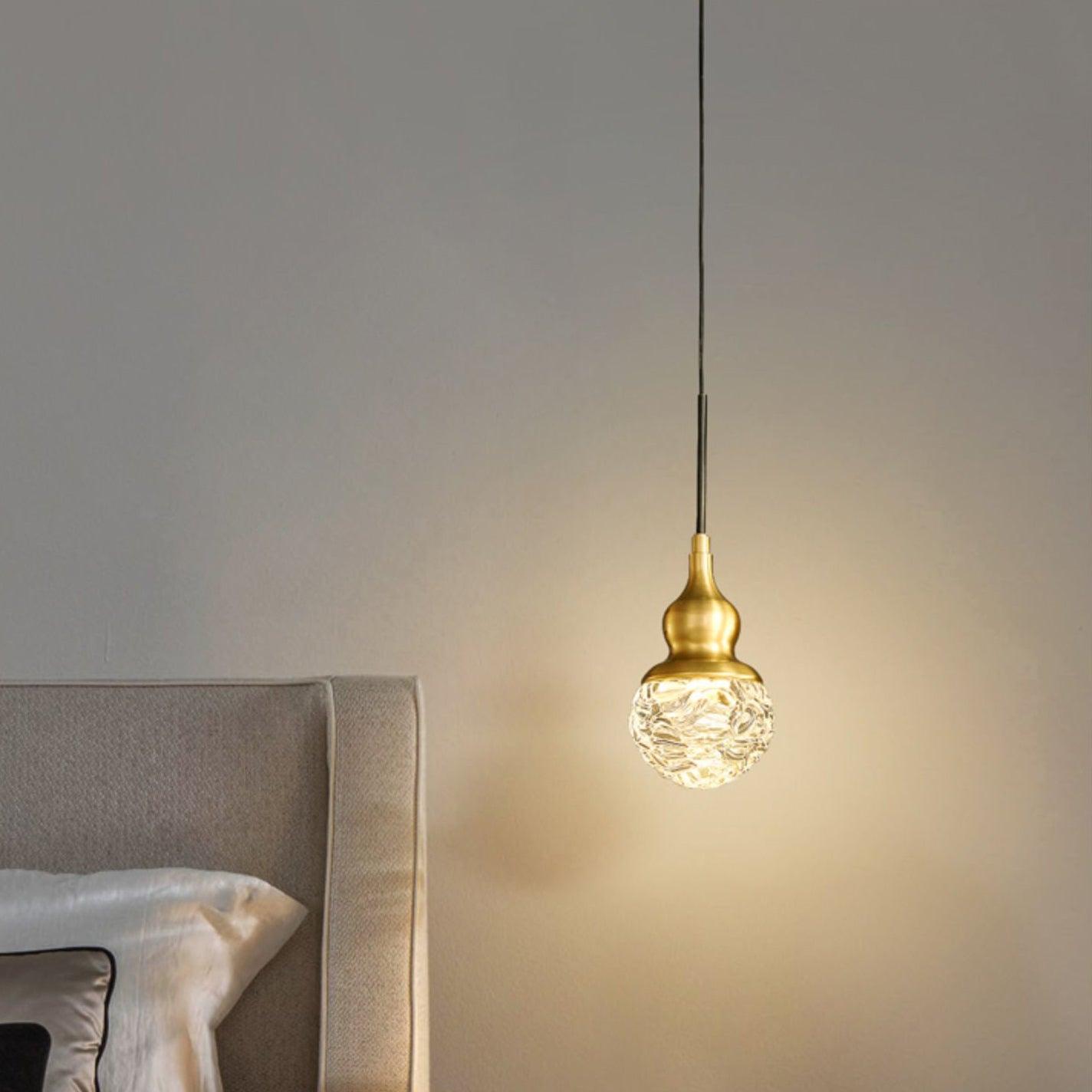 Bella Brass Hanging light Pendant Light