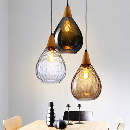 Besnier Glass Droplight Pendant Light