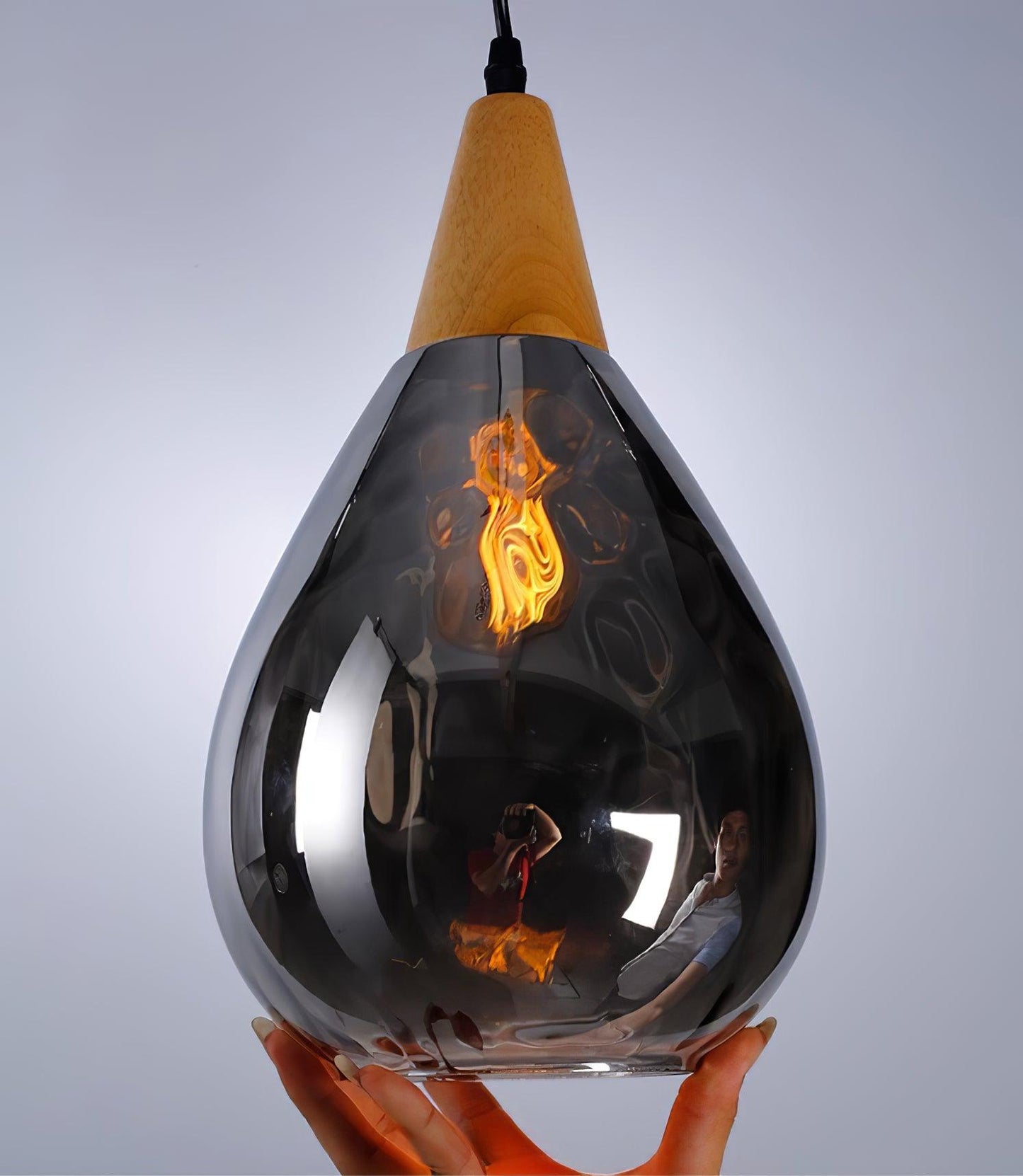 Besnier Glass Droplight Pendant Light