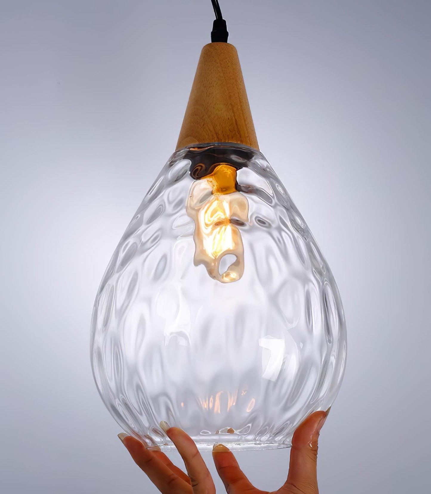 Besnier Glass Droplight Pendant Light