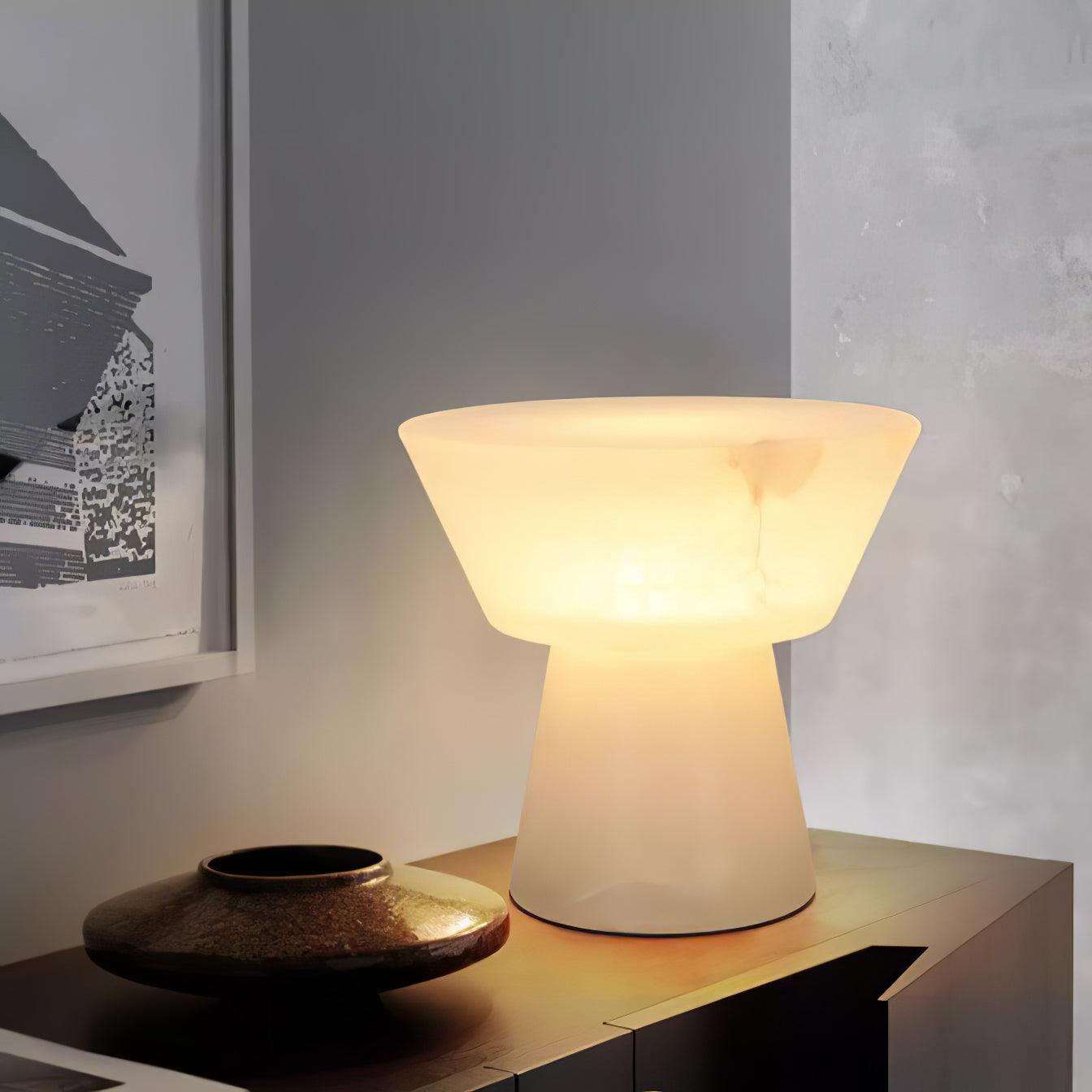 Beta Marble Side table lamp Table Lamp