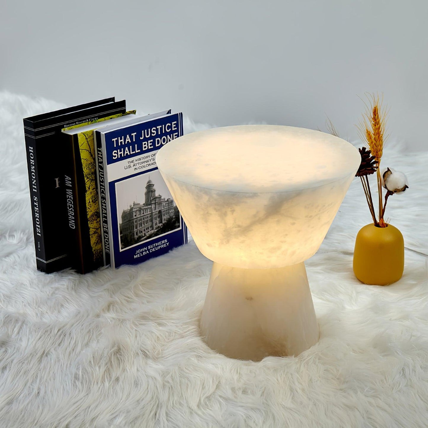 Beta Marble Side table lamp Table Lamp