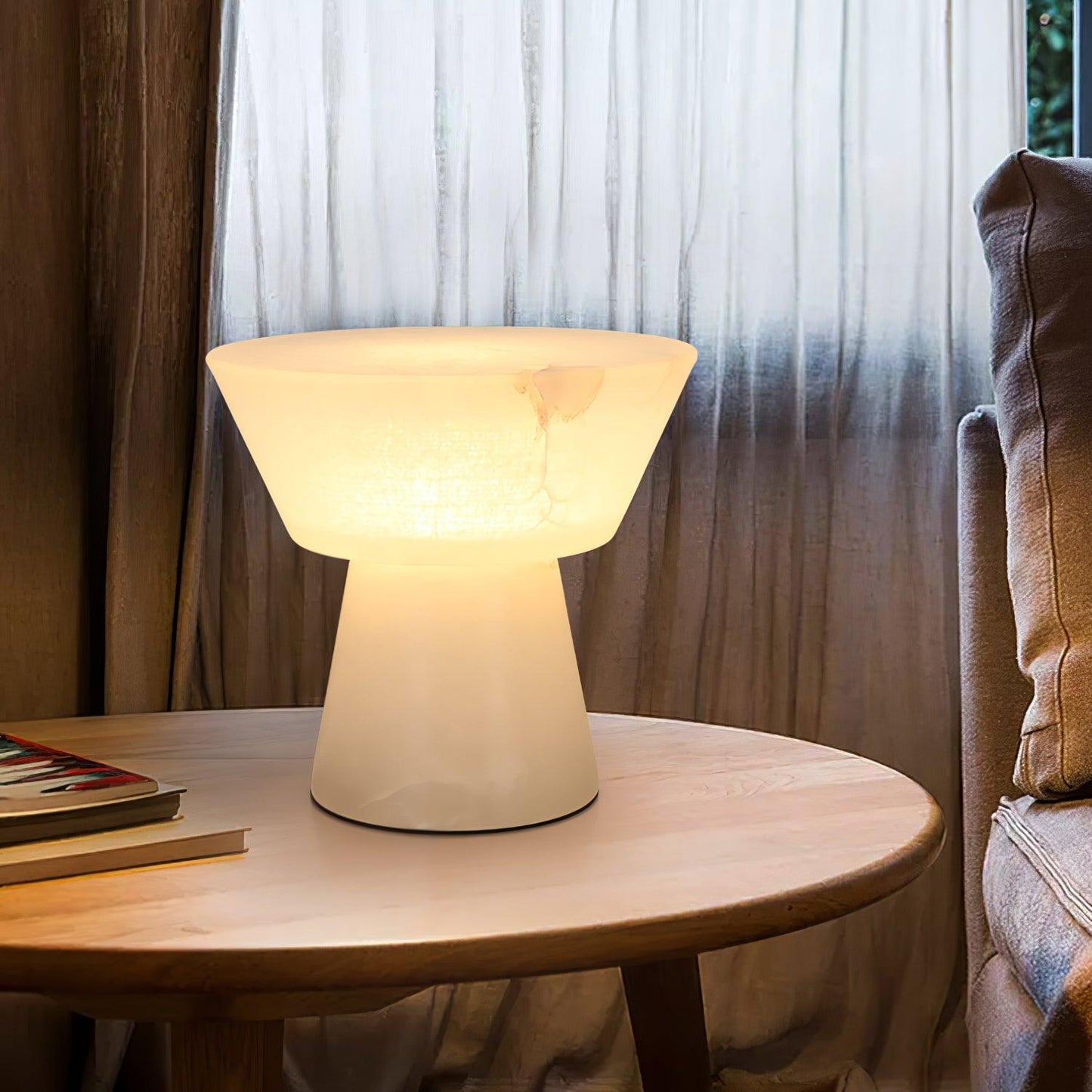 Beta Marble Side table lamp Table Lamp