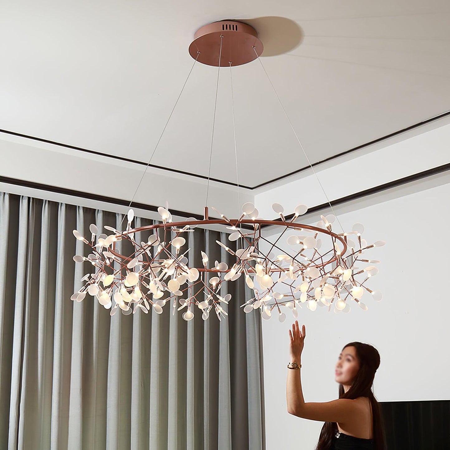 Big O Firefly LED Electrolier Chandelier