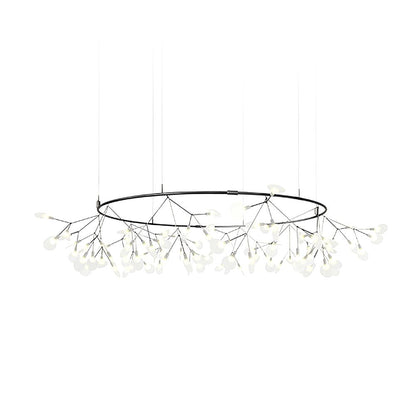 Black Firefly LED Ceiling fixture Chandelier