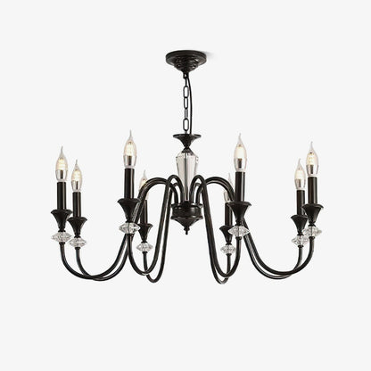 Noir Candelabra Electrolier Chandelier