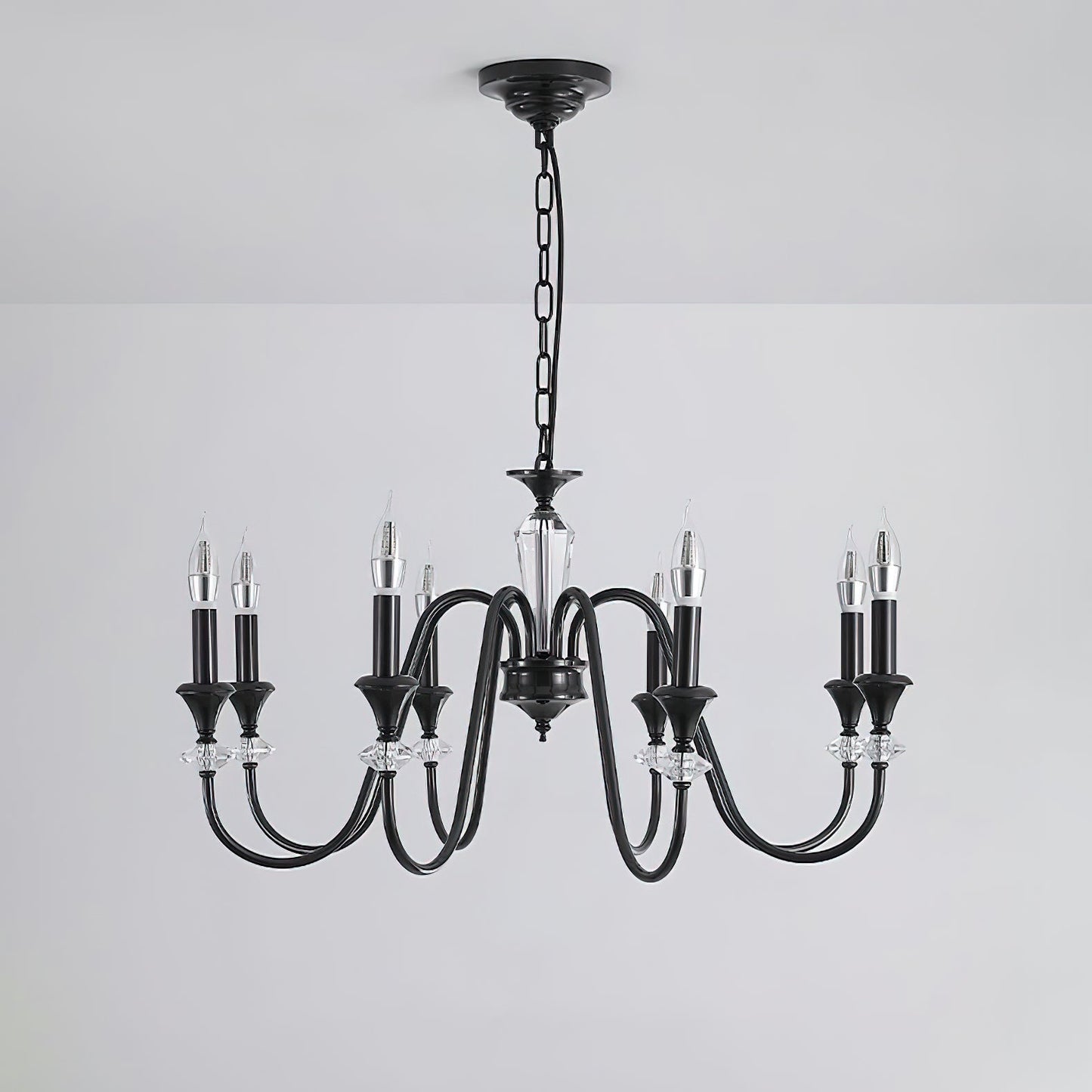 Noir Candelabra Electrolier Chandelier