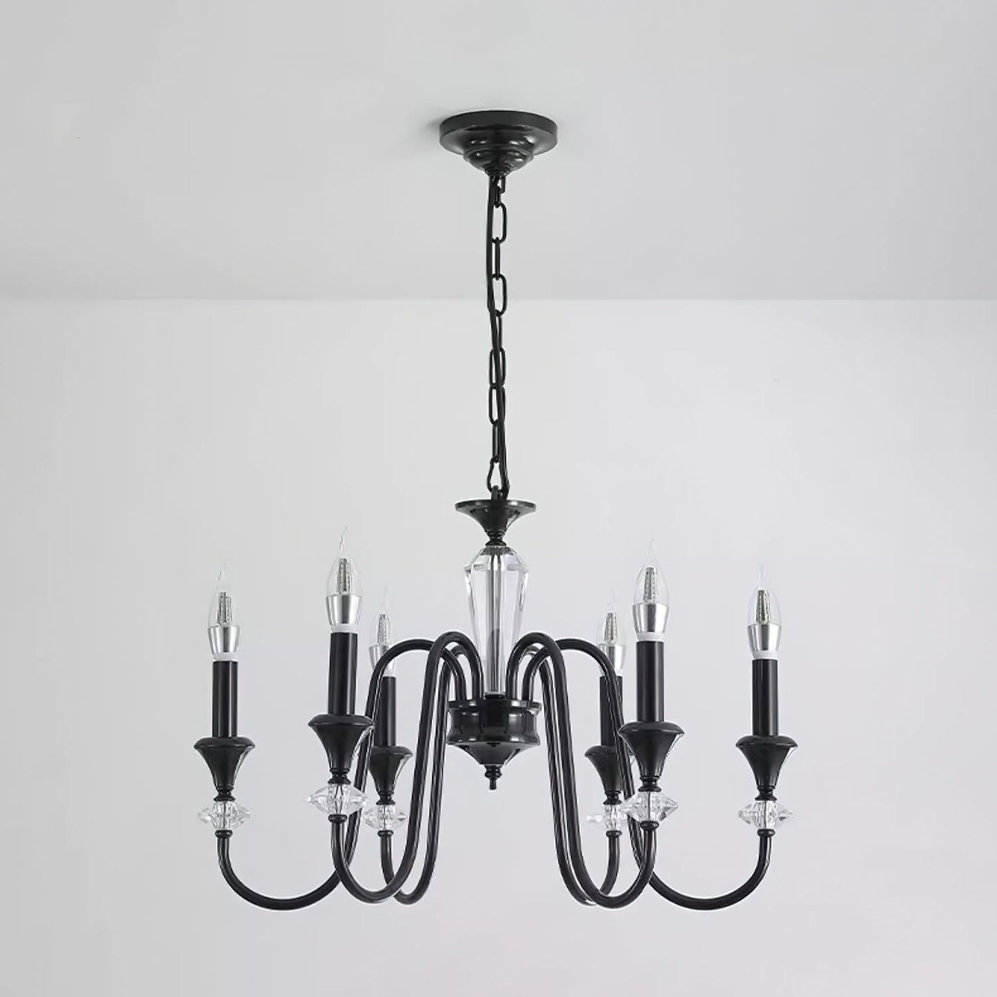 Noir Candelabra Electrolier Chandelier