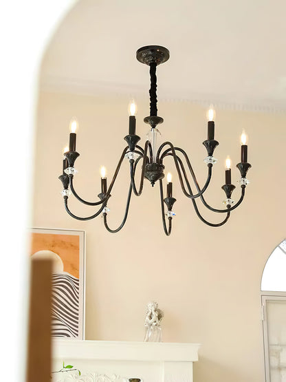 Noir Candelabra Electrolier Chandelier