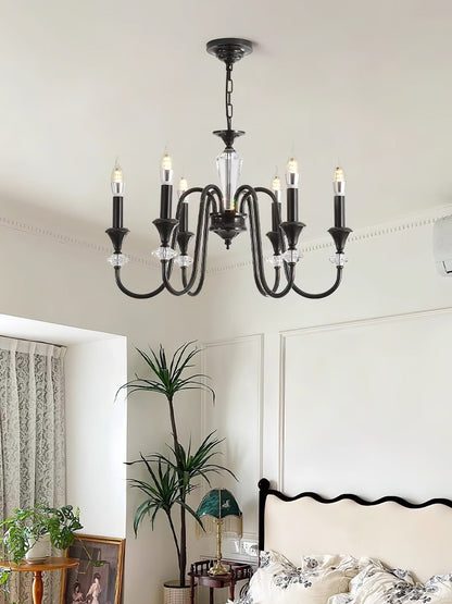 Noir Candelabra Electrolier Chandelier