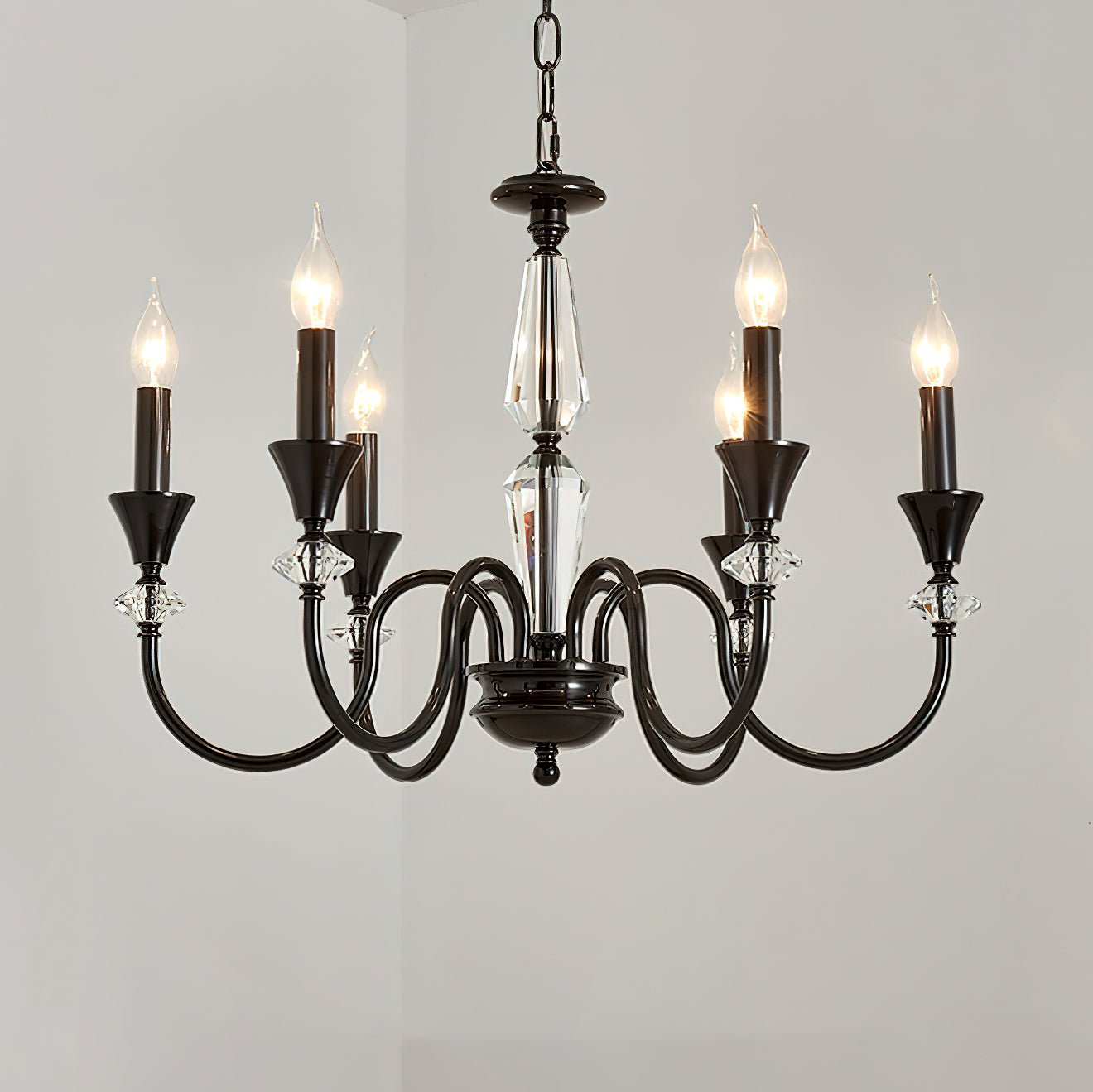 Noir Candelabra Electrolier Chandelier