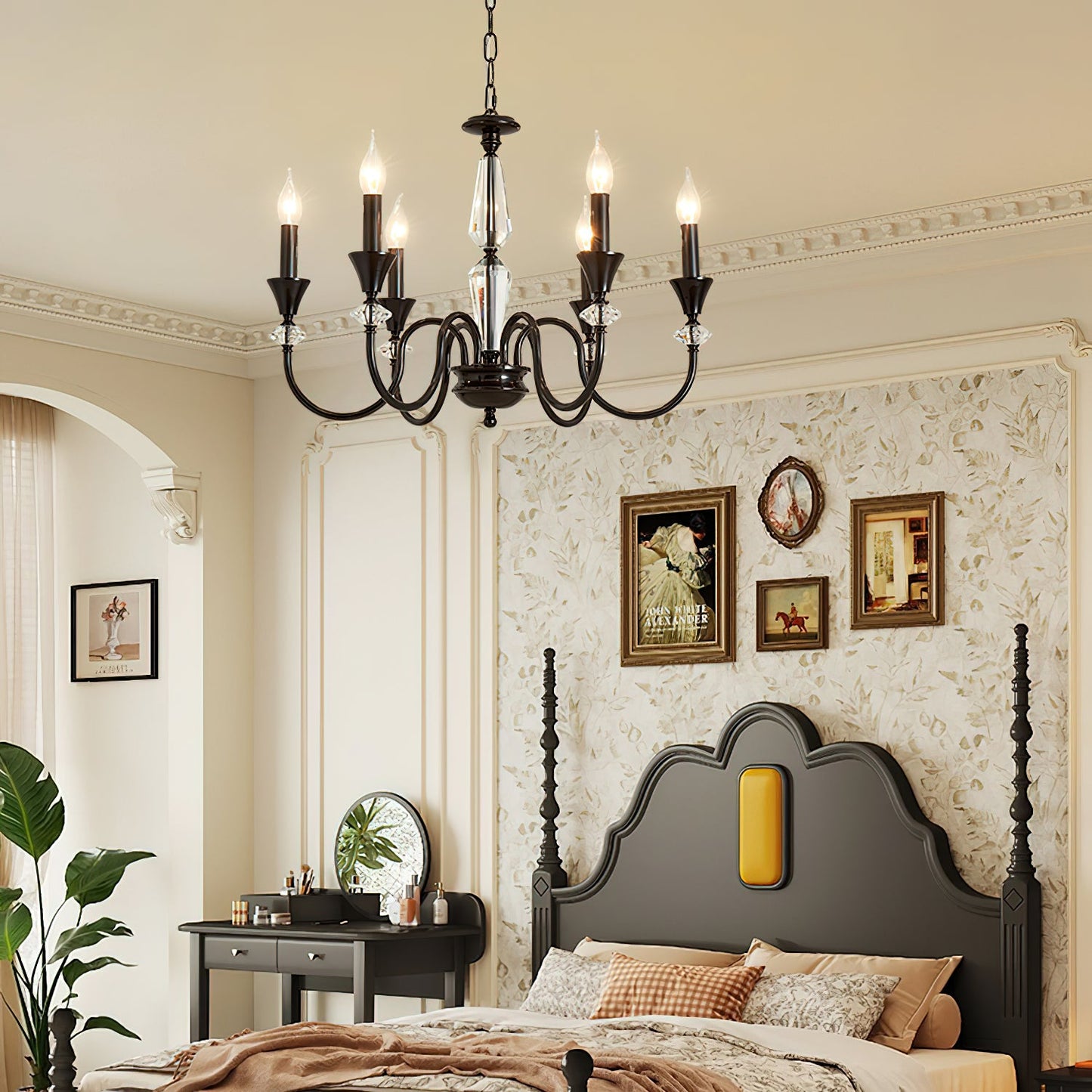 Noir Candelabra Electrolier Chandelier