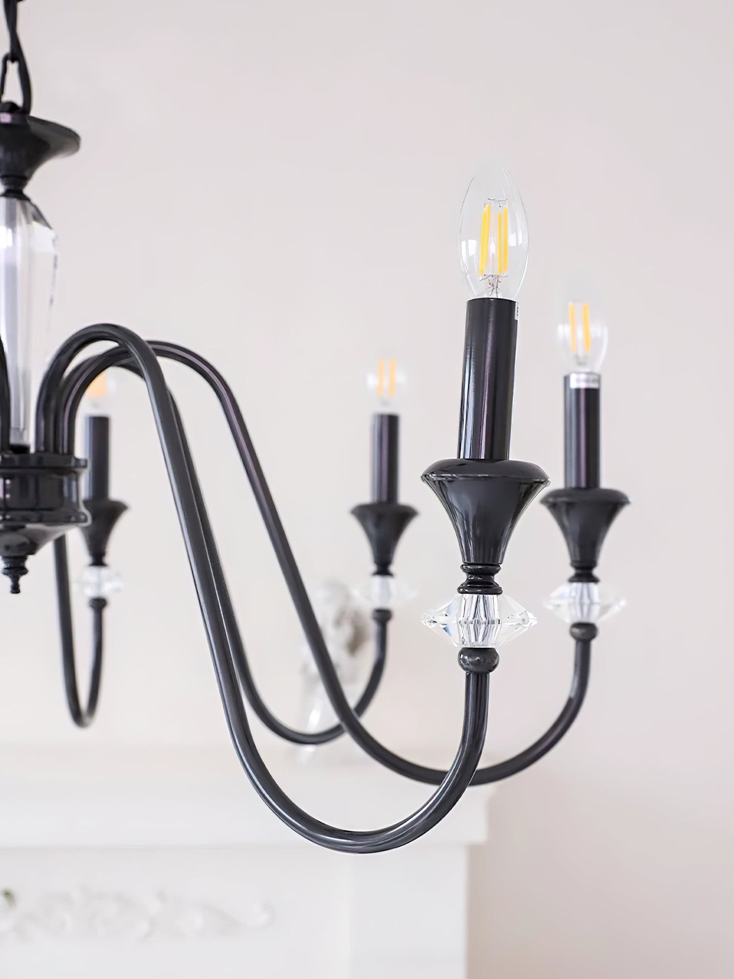 Noir Candelabra Electrolier Chandelier