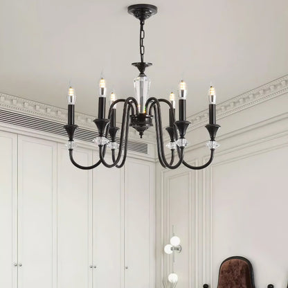 Noir Candelabra Electrolier Chandelier