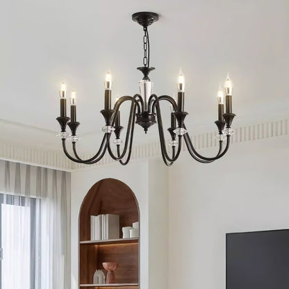 Noir Candelabra Electrolier Chandelier