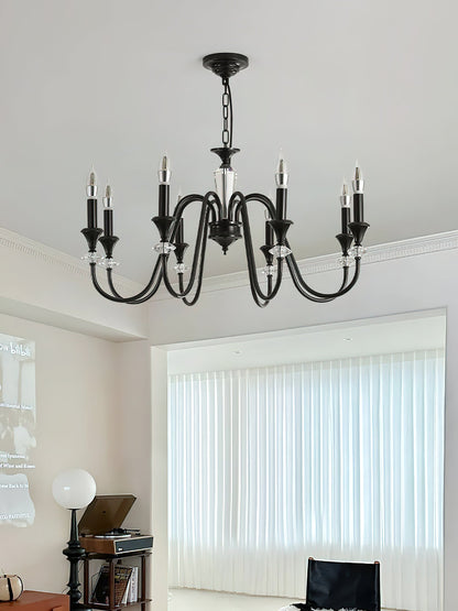 Noir Candelabra Electrolier Chandelier