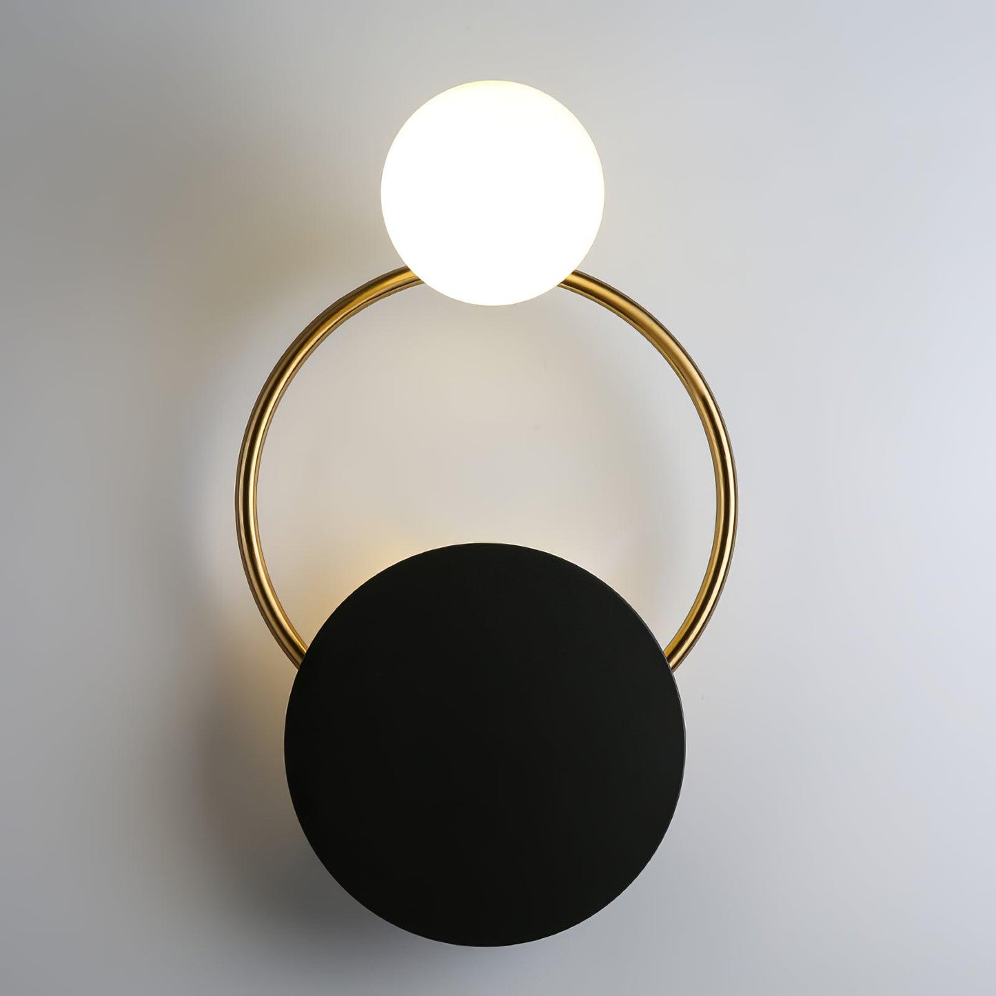 Black Circular Rings Lamp bracket Wall Lamp