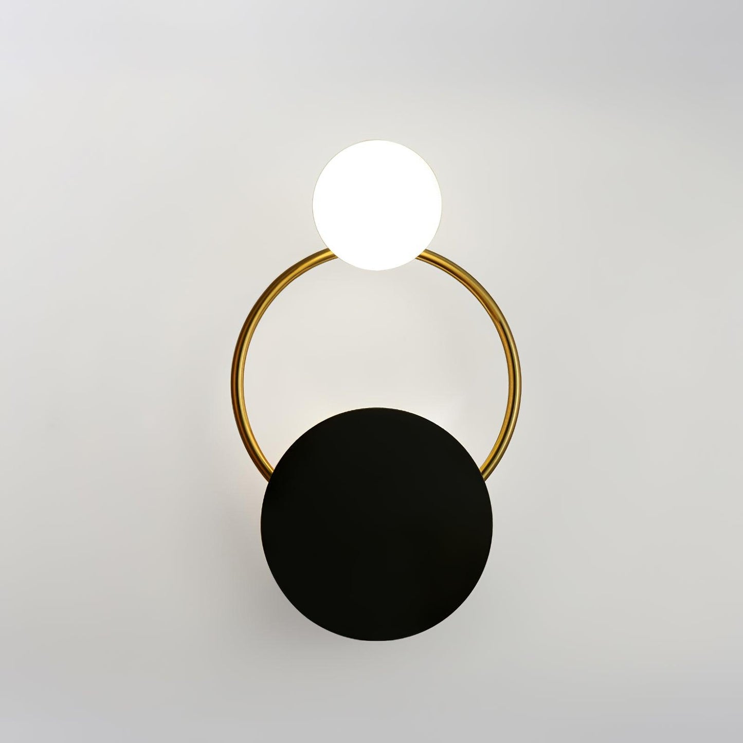 Black Circular Rings Lamp bracket Wall Lamp