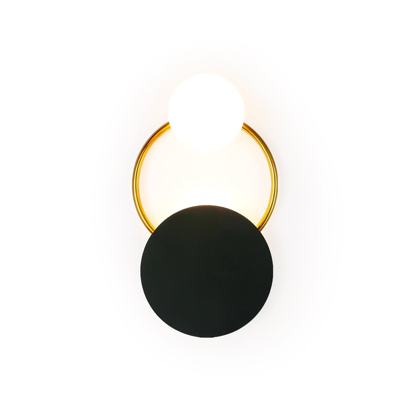 Black Circular Rings Lamp bracket Wall Lamp