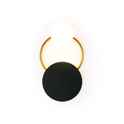 Black Circular Rings Lamp bracket Wall Lamp