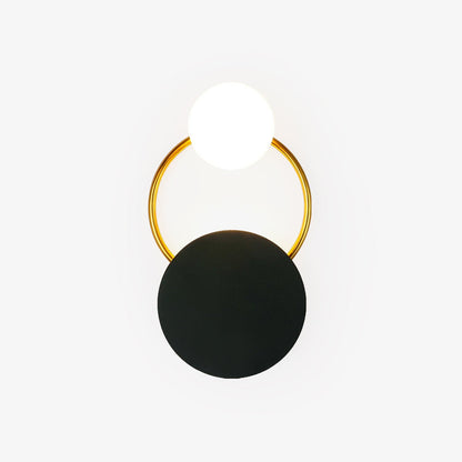 Black Circular Rings Lamp bracket Wall Lamp