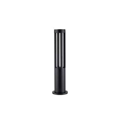 Black Cylindrical Garden Floodlight Outdoor Light