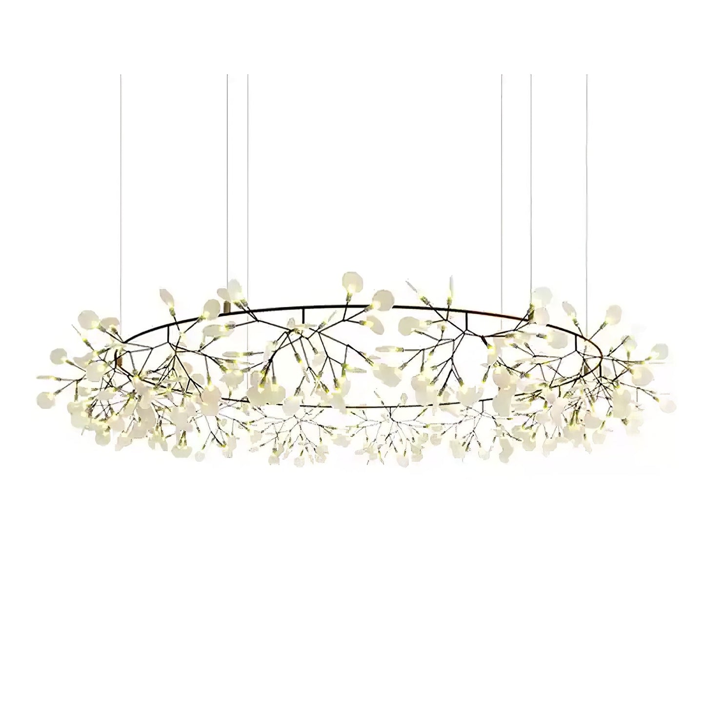 Black Firefly LED Ceiling fixture Chandelier