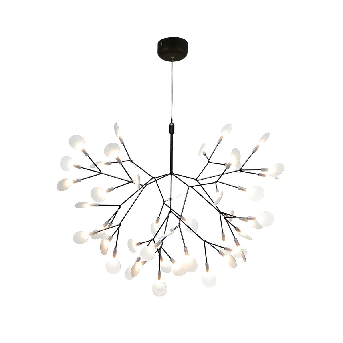 Black Firefly LED Ceiling fixture Chandelier