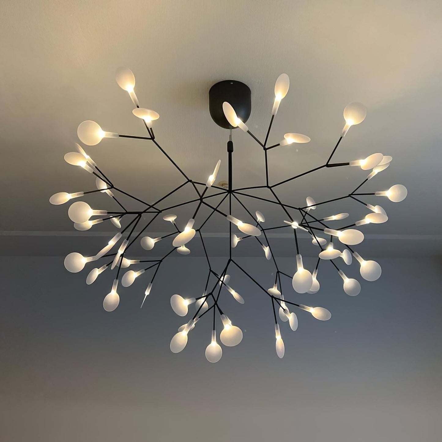 Black Firefly LED Ceiling fixture Chandelier