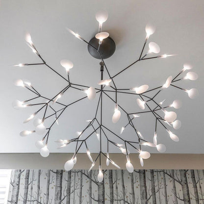 Black Firefly LED Ceiling fixture Chandelier