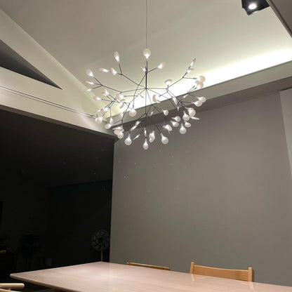 Black Firefly LED Ceiling fixture Chandelier