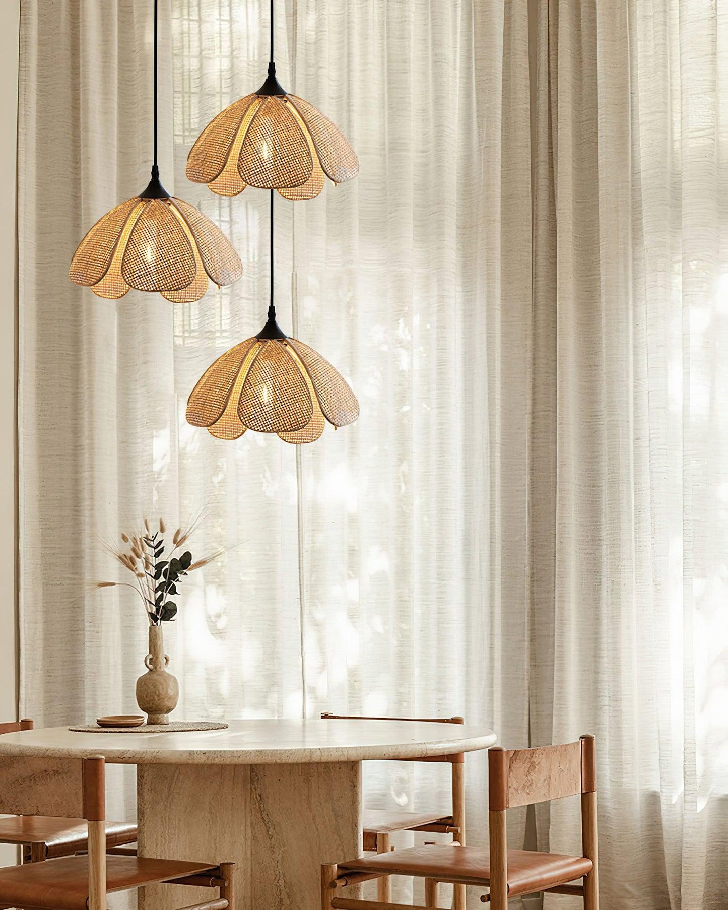 Bloom Rattan Houselight Pendant Lamp